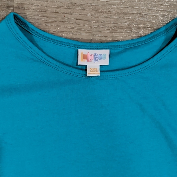 LuLaRoe Irma - XXS teal - Picture 2 of 2